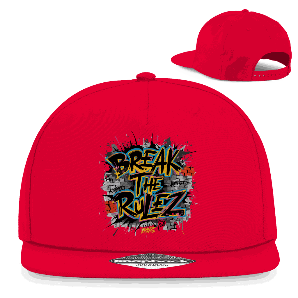 Snapback Rapper Cap - Break the Rulez | Division420®