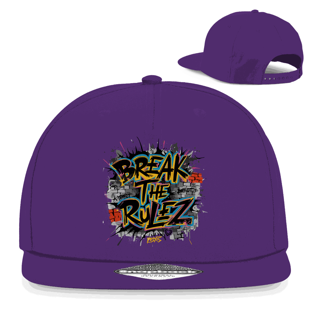 Snapback Rapper Cap - Break the Rulez | Division420®