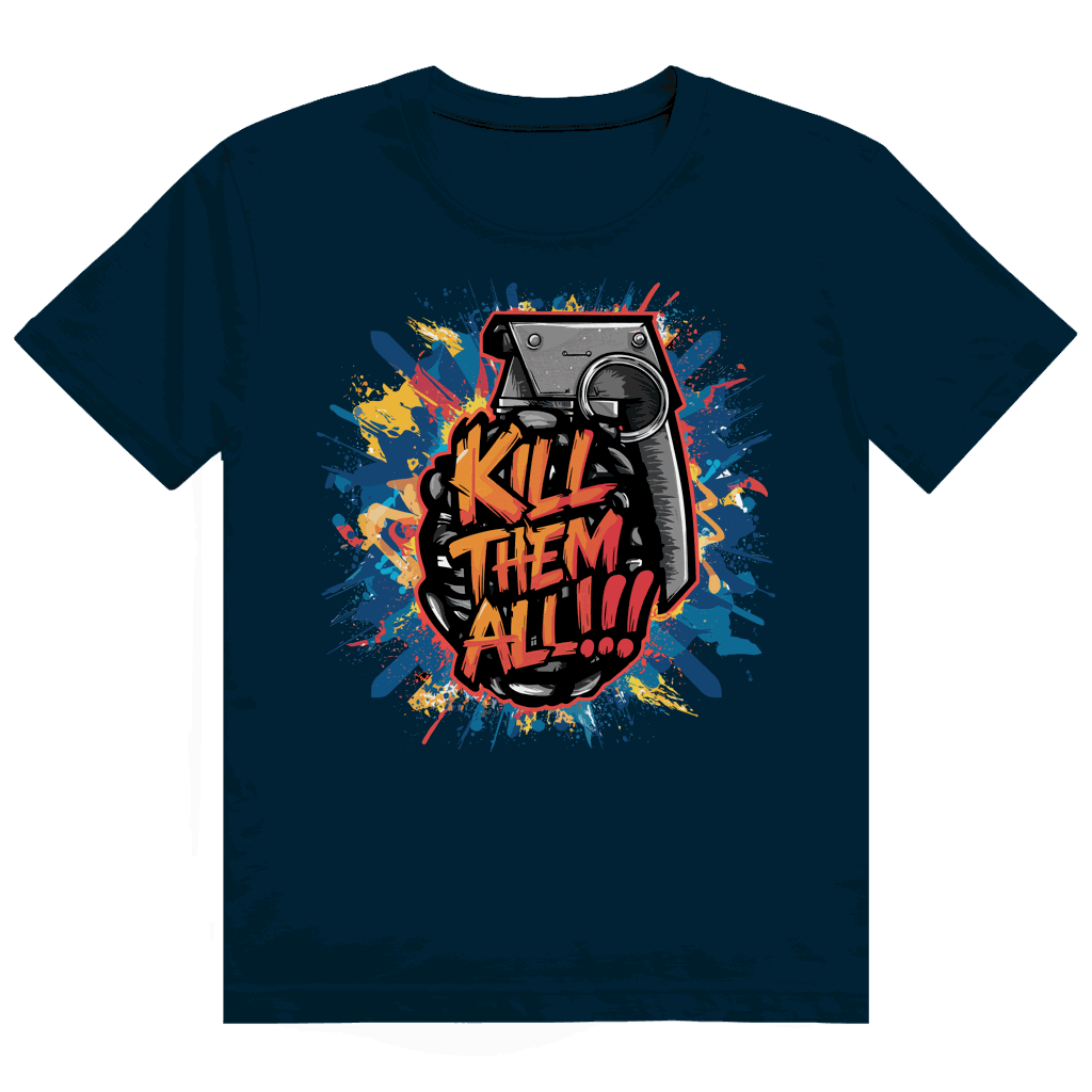 Herren Heavy Cotton T-Shirt - Kill them all | Division420®