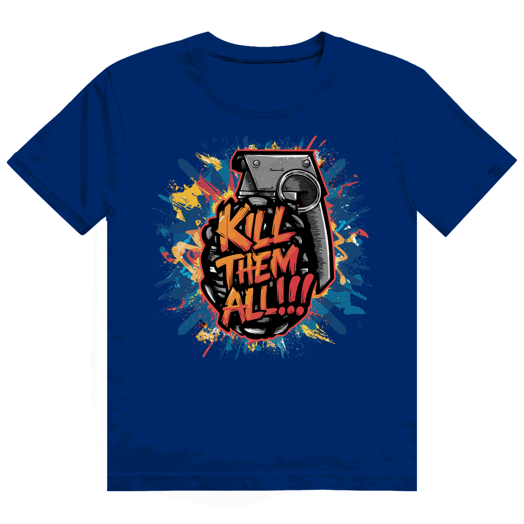 Herren Heavy Cotton T-Shirt - Kill them all | Division420®