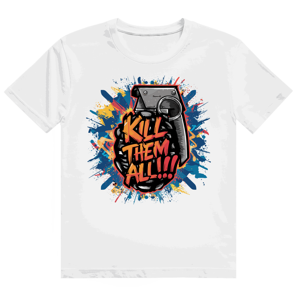 Herren Heavy Cotton T-Shirt - Kill them all | Division420®