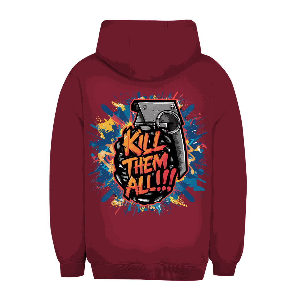 Unisex Oversize Hoodie - Kill them all | Division420®