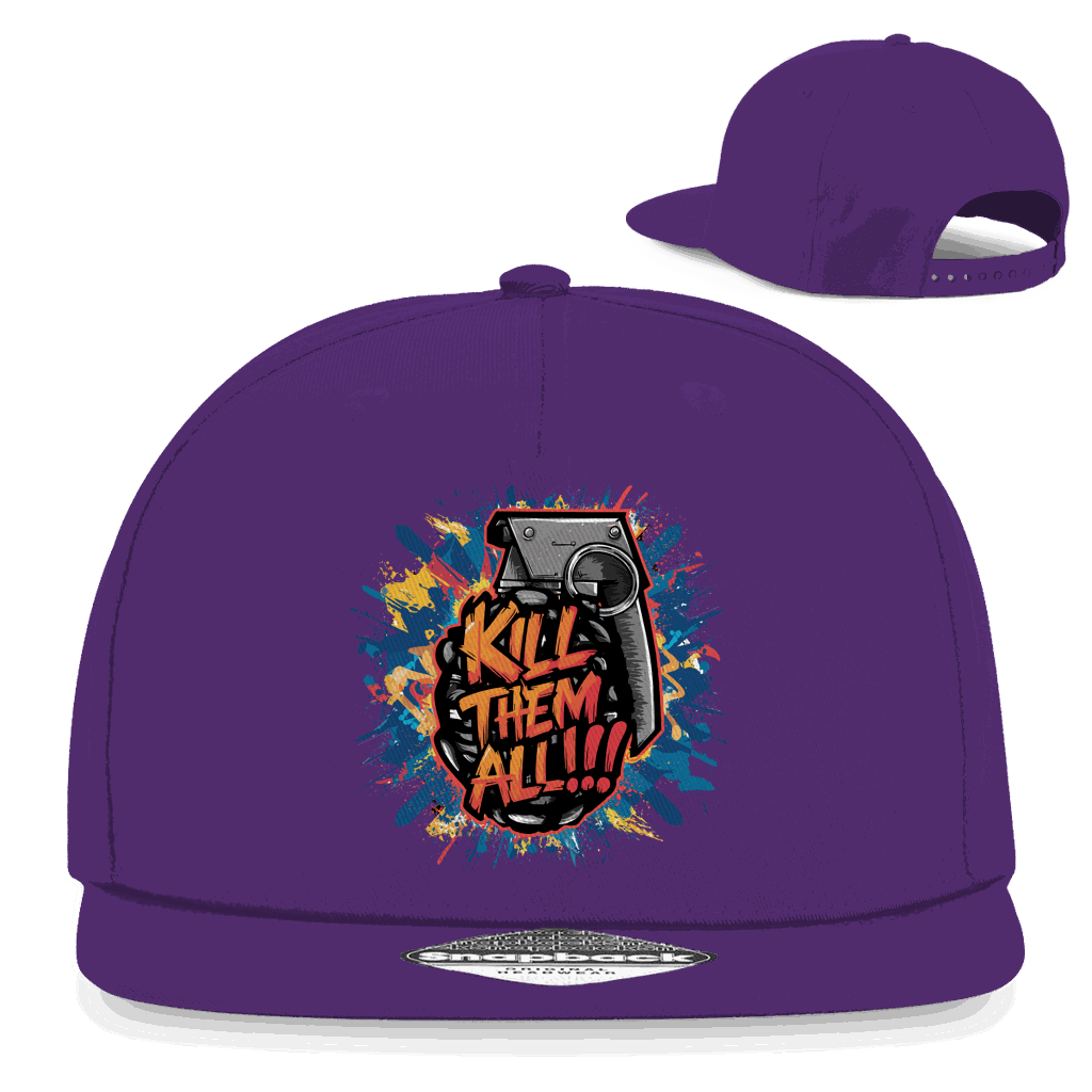 Snapback Rapper Cap - Kill them all | Division420®