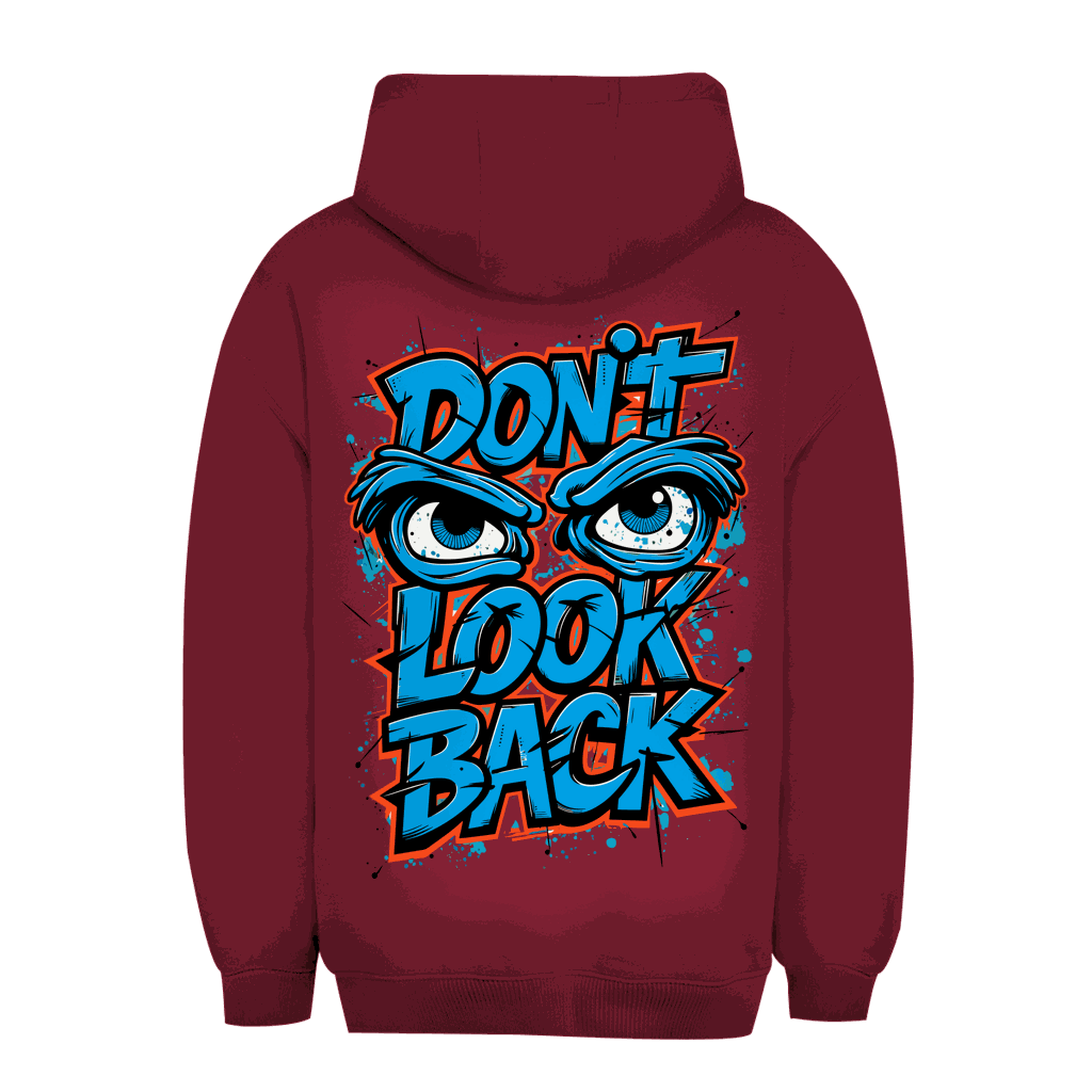 Unisex Oversize Hoodie - Don't look back | Division420®