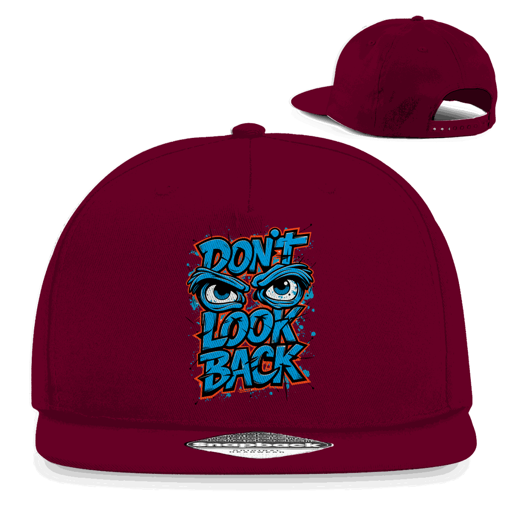 Snapback Rapper Cap - Don't look back | Division420®
