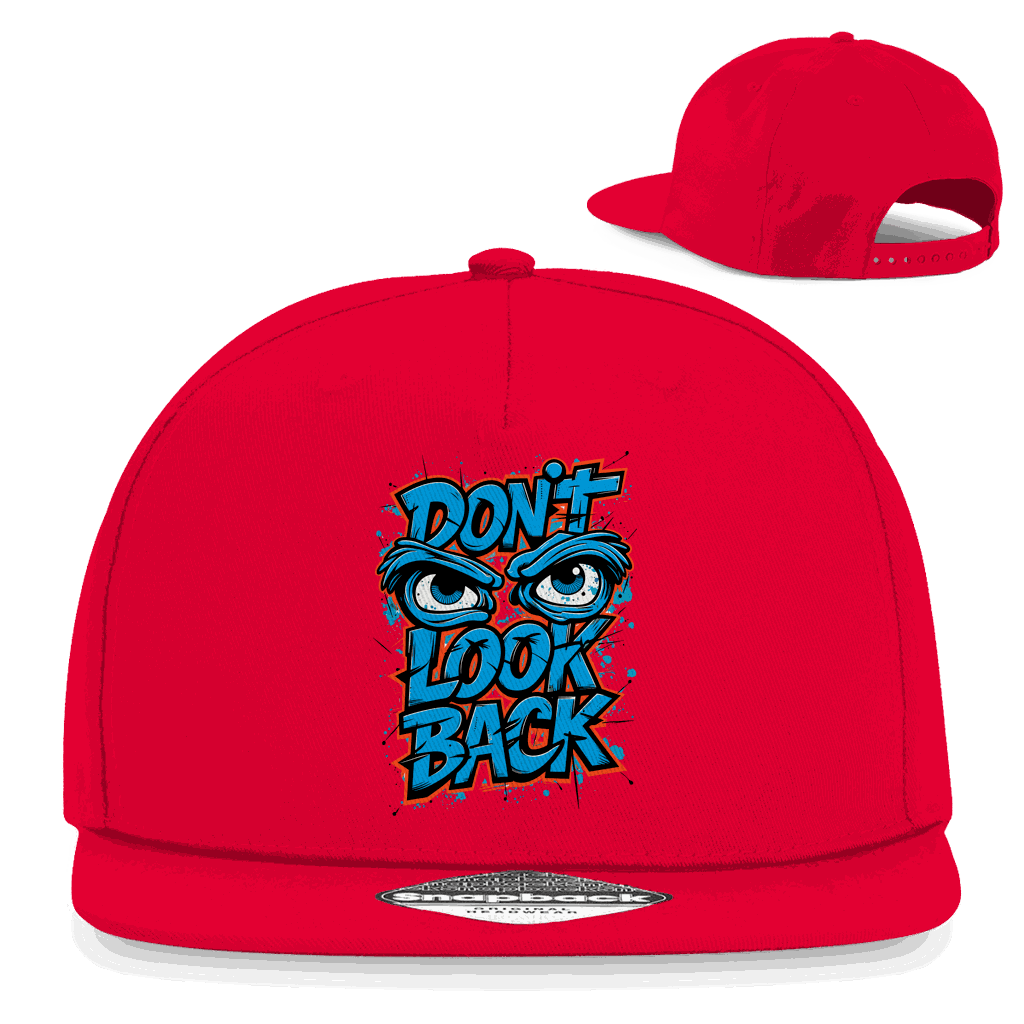 Snapback Rapper Cap - Don't look back | Division420®