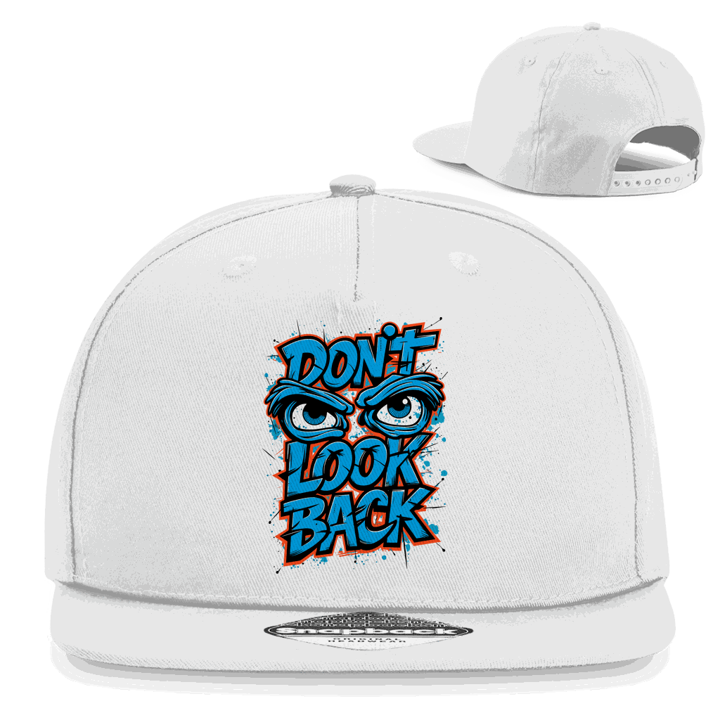 Division420 Snapback Rapper Cap mit flachem Schirm und authentischem Aufkleber, urbaner Streetwear-Stil