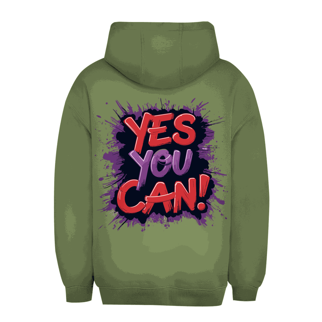 Unisex Oversize Hoodie - Yes you can | Division420®