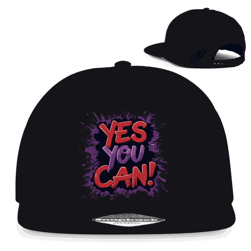 Snapback Rapper Cap - Yes you can | Division420®