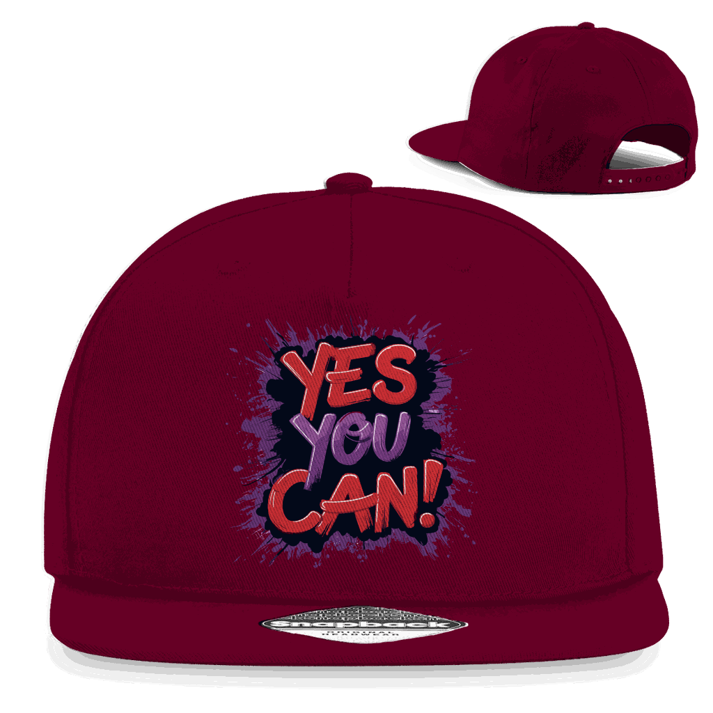 Snapback Rapper Cap - Yes you can | Division420®
