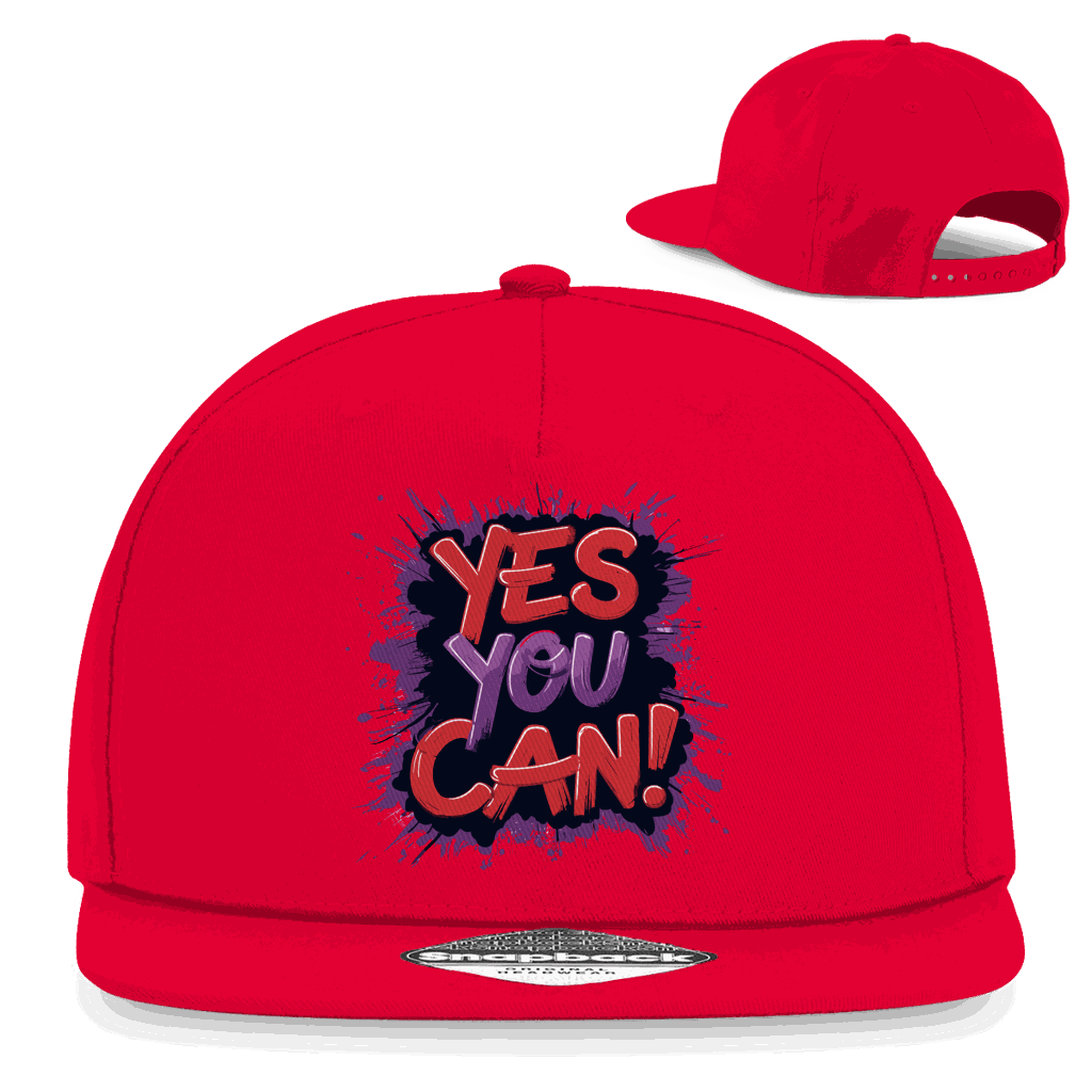 Snapback Rapper Cap - Yes you can | Division420®