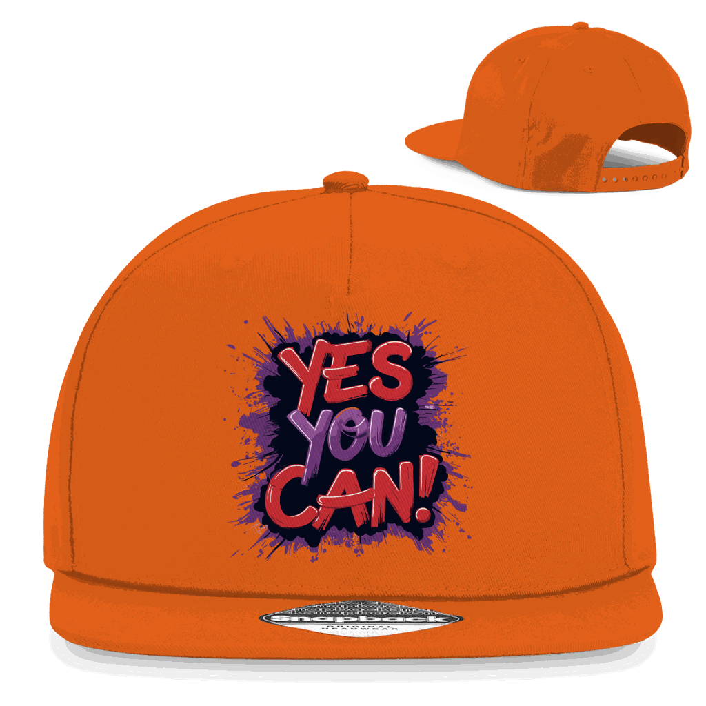 Snapback Rapper Cap - Yes you can | Division420®