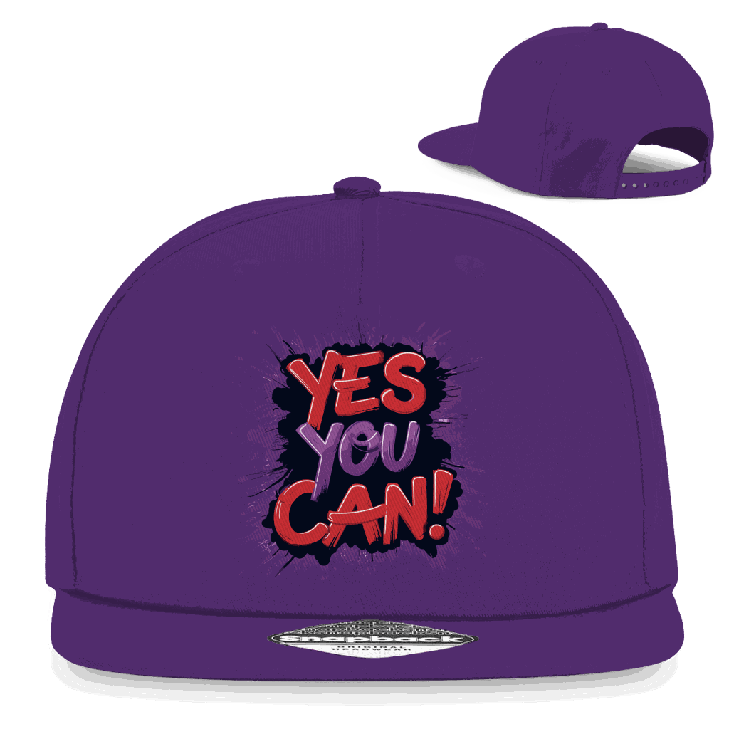 Snapback Rapper Cap - Yes you can | Division420®