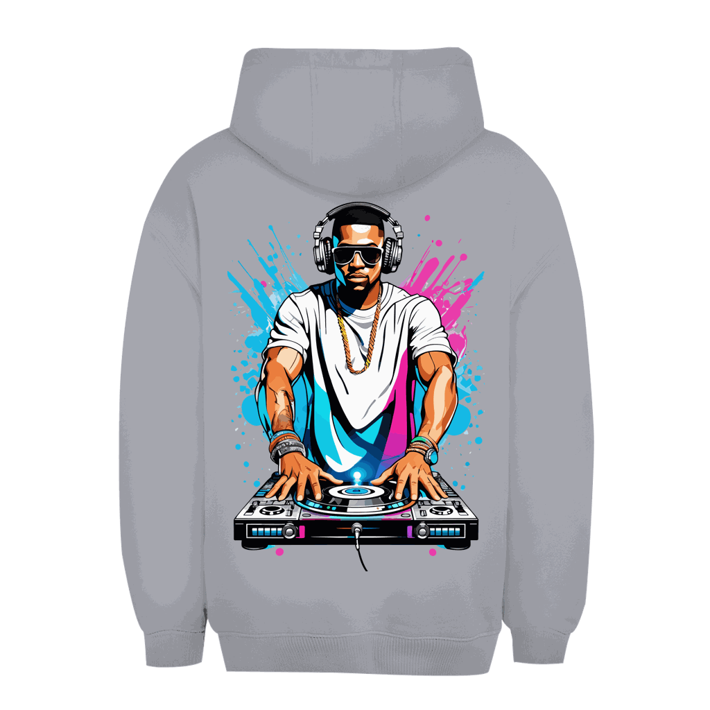 Unisex Oversize Hoodie in lockerem Schnitt mit Kängurutasche und Kapuze von Division420