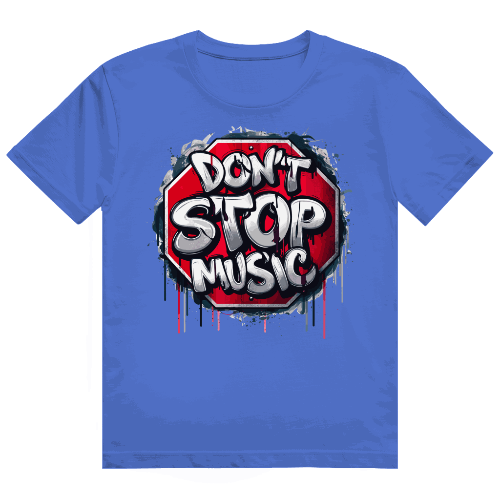 Heavy Cotton T-Shirt - Dont stop Music | Division420®
