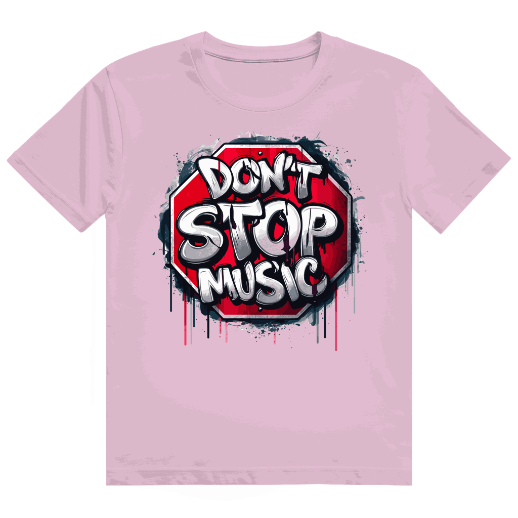 Heavy Cotton T-Shirt - Dont stop Music | Division420®
