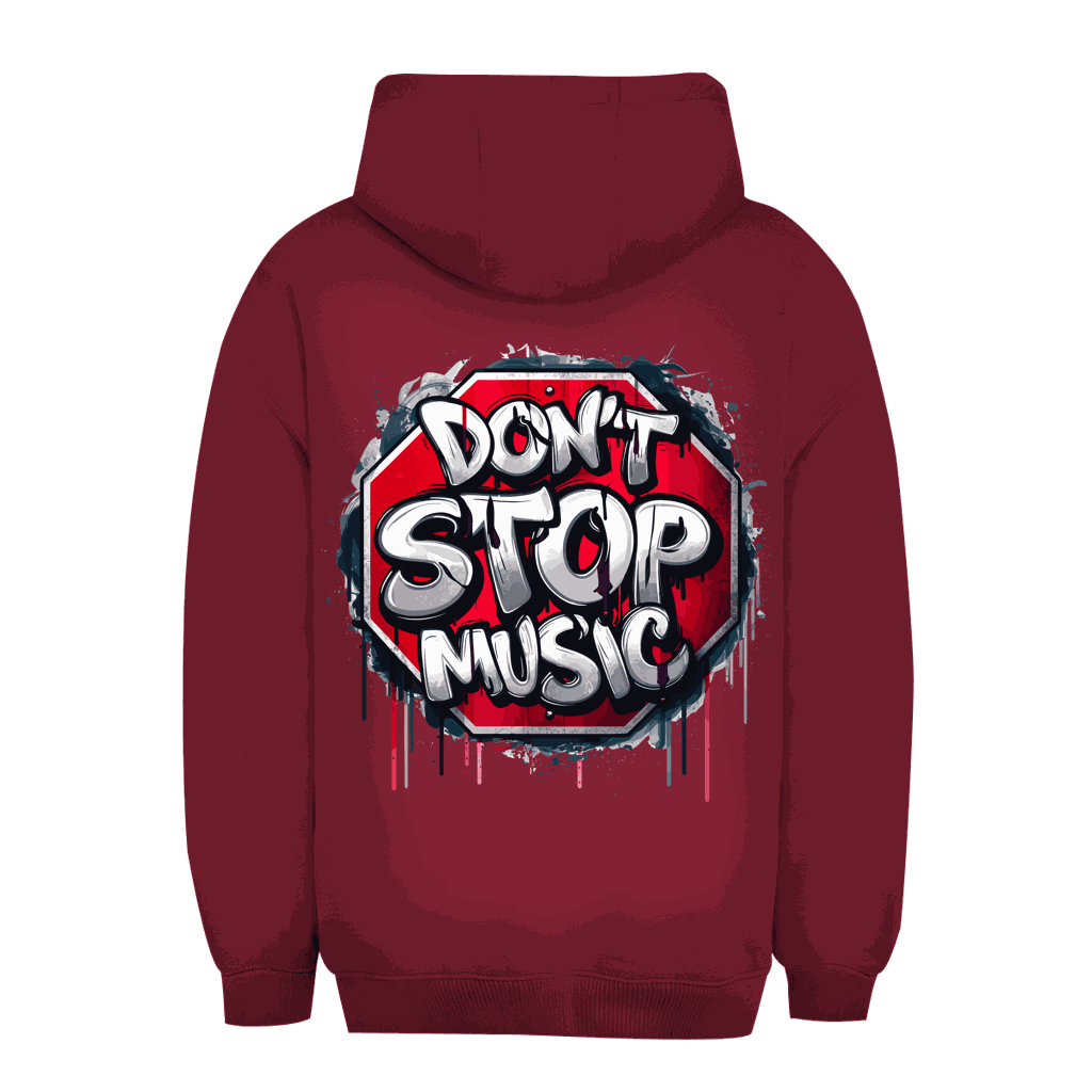 Unisex Oversize Hoodie - Dont stop Music | Division420®