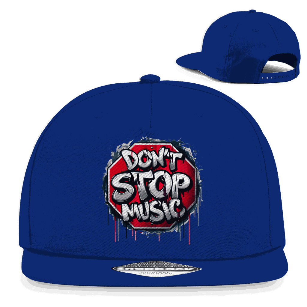 Snapback Rapper Cap - Dont stop Music | Division420®