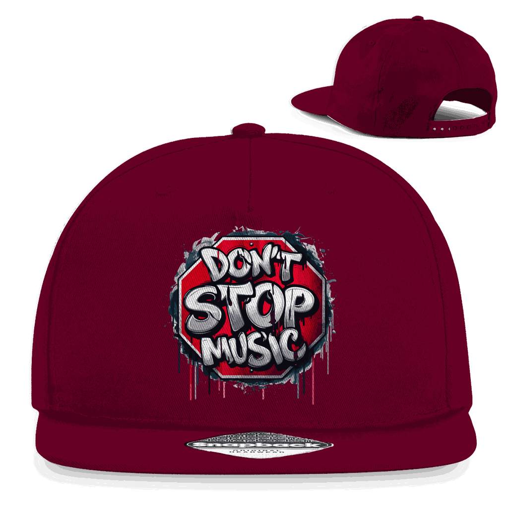 Snapback Rapper Cap - Dont stop Music | Division420®