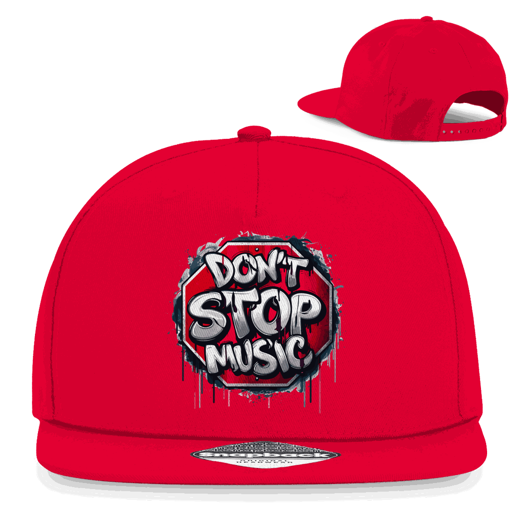Snapback Rapper Cap - Dont stop Music | Division420®