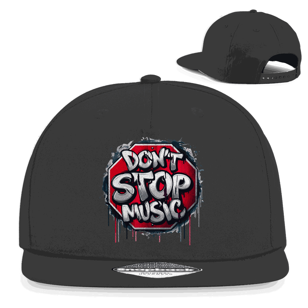 Snapback Rapper Cap - Dont stop Music | Division420®