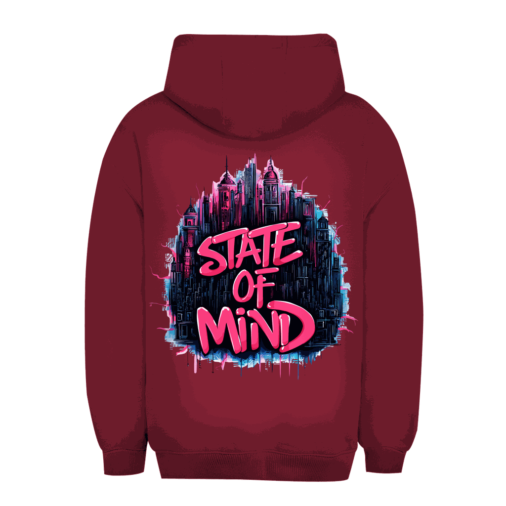 Unisex Oversize Hoodie von Division420 in urbanem Stil mit Kapuze und Kängurutasche
