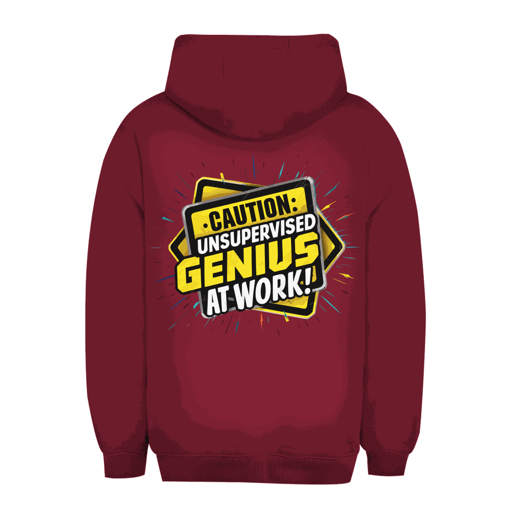 Unisex Oversize Hoodie - Genius at work | Division420®
