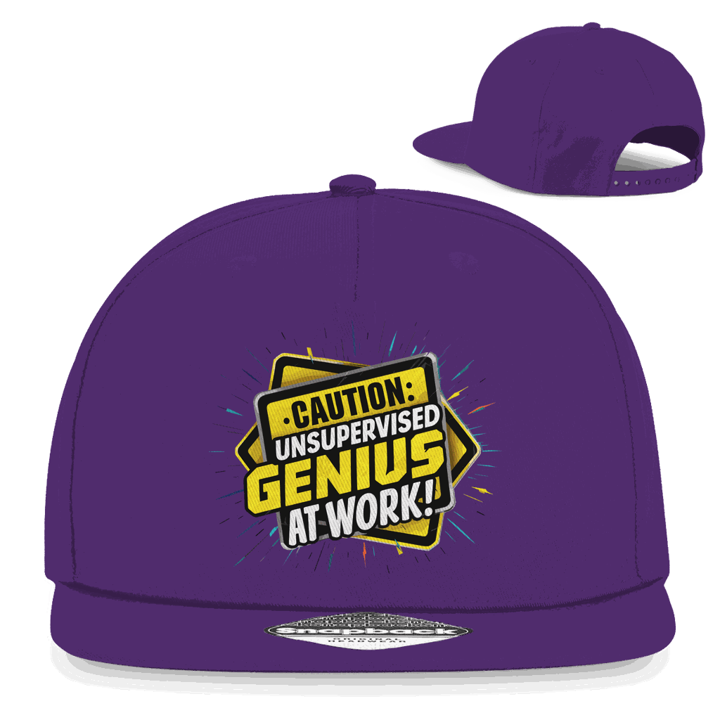 Snapback Rapper Cap - Genius at work | Division420®