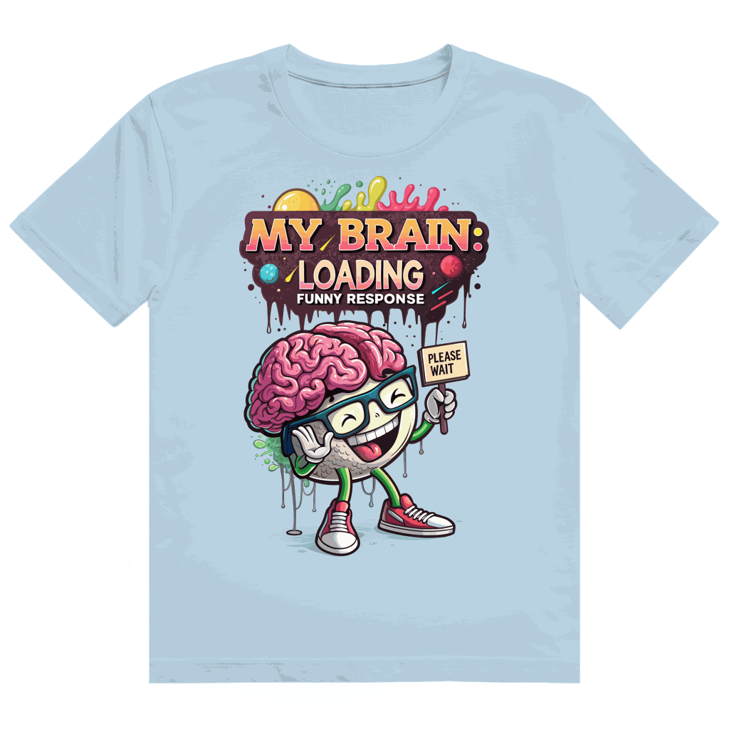 Heavy Cotton T-Shirt - My Brain loading | Division420®