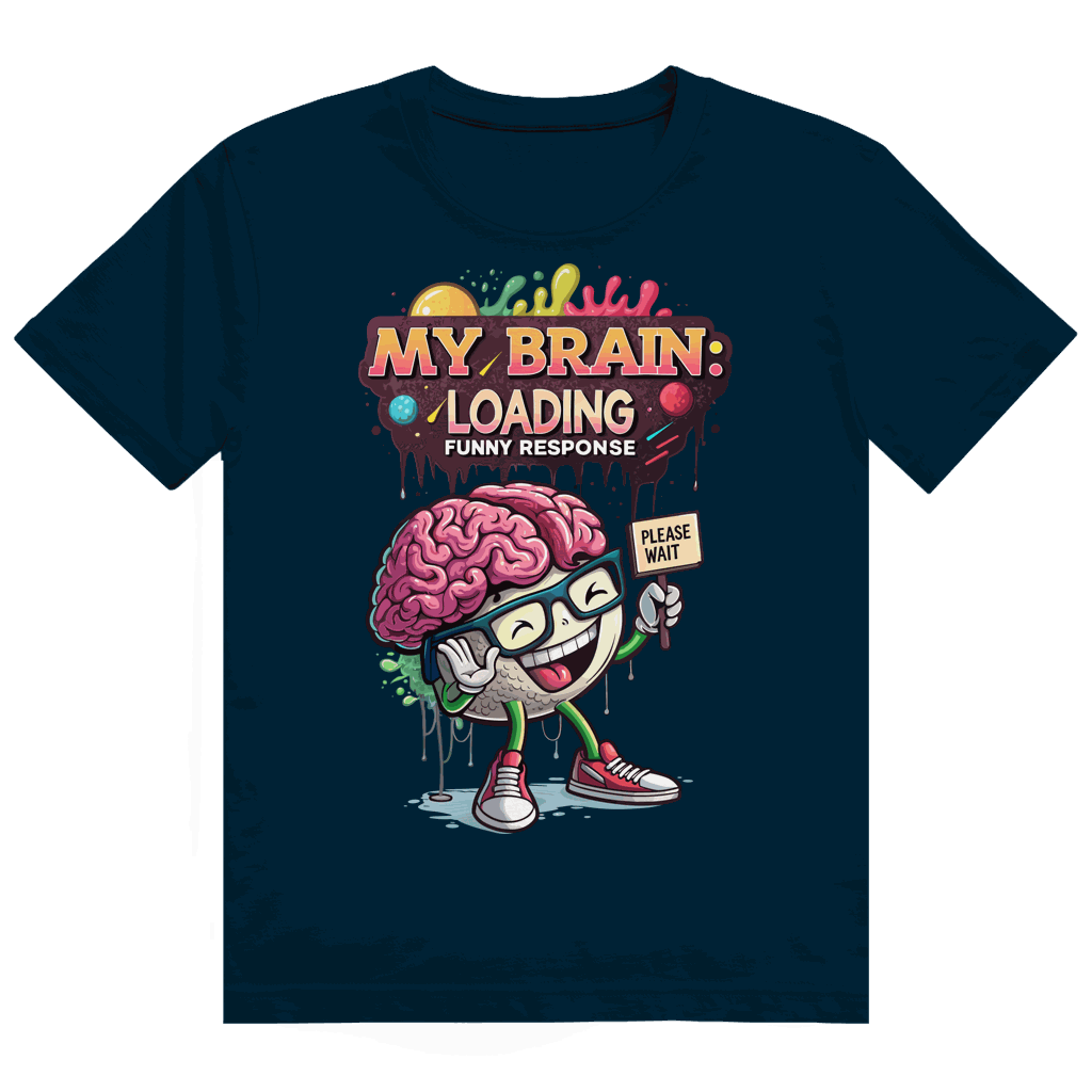 Heavy Cotton T-Shirt - My Brain loading | Division420®