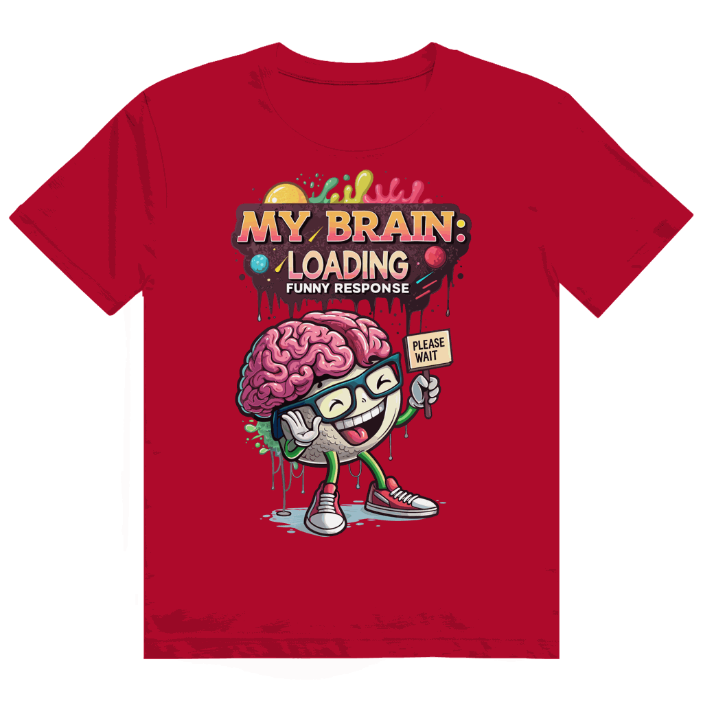 Heavy Cotton T-Shirt - My Brain loading | Division420®