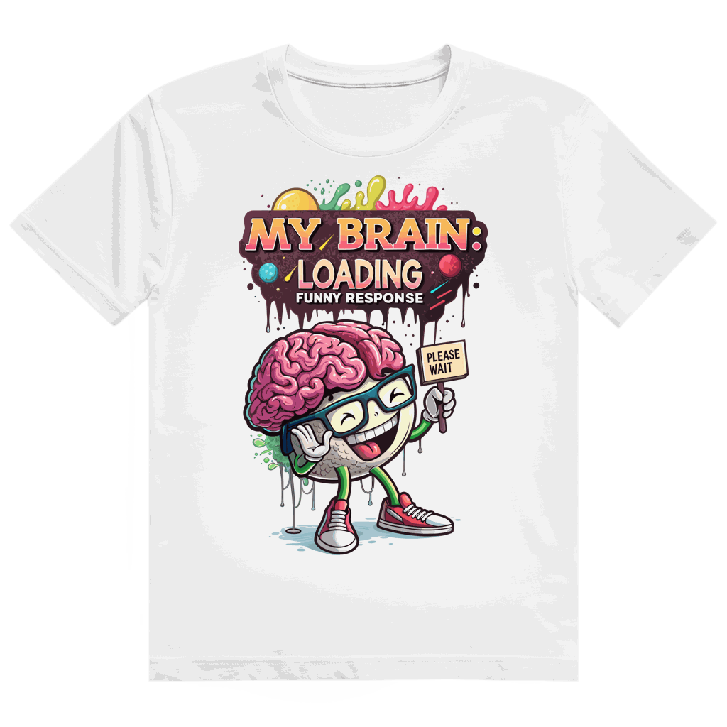 Heavy Cotton T-Shirt - My Brain loading | Division420®