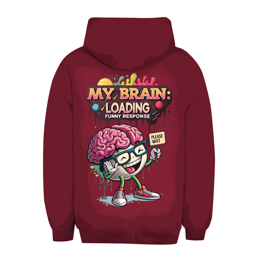 Unisex Oversize Hoodie - My Brain loading | Division420®