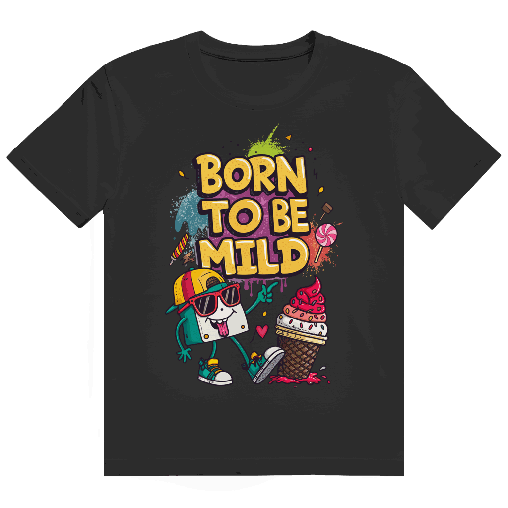 Größentabelle für Heavy Cotton T-Shirt Born to be mild von Division420