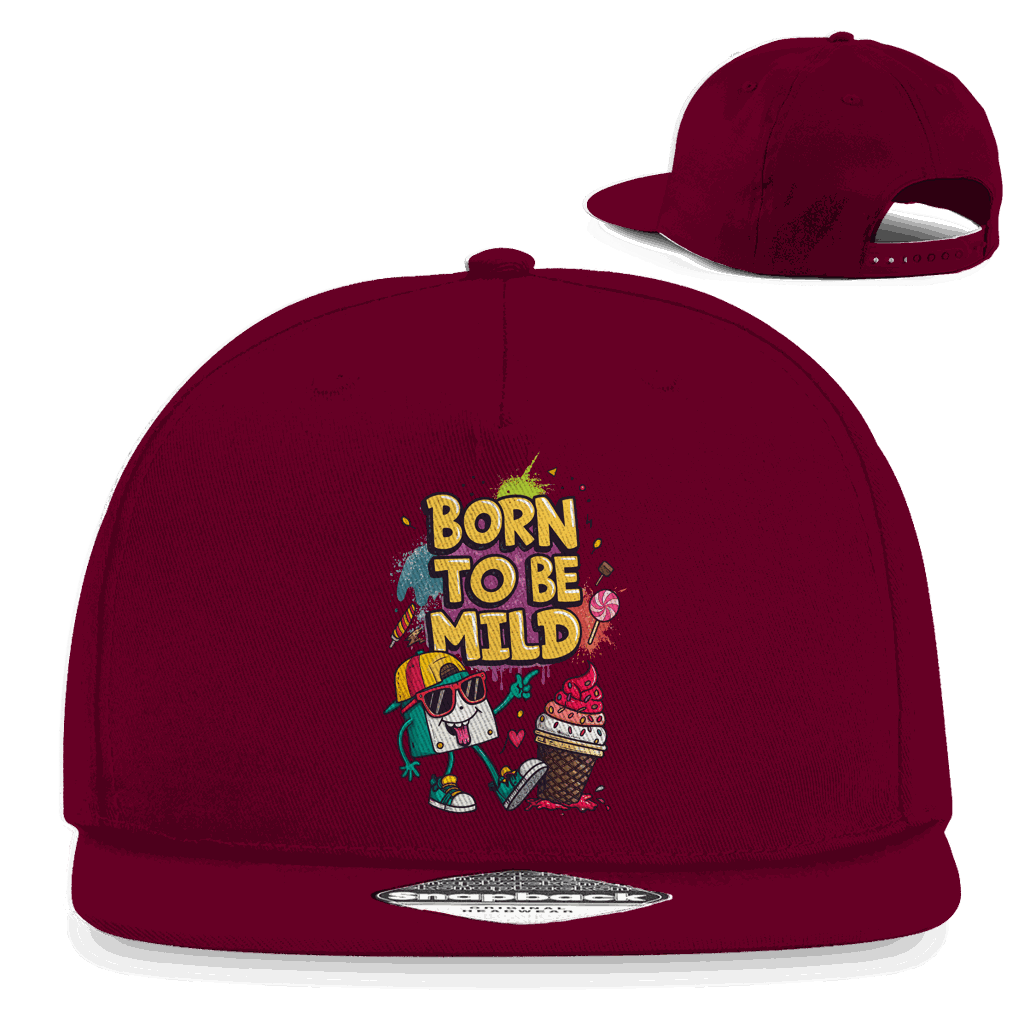 Snapback Rapper Cap - Born to be mild | Division420®