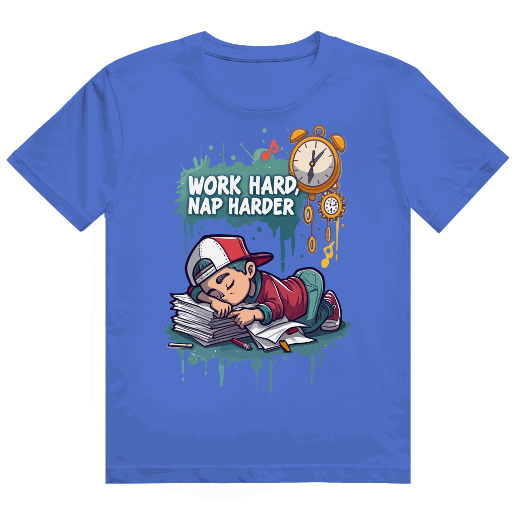 Heavy Cotton T-Shirt - Work hard, nap harder | Division420®