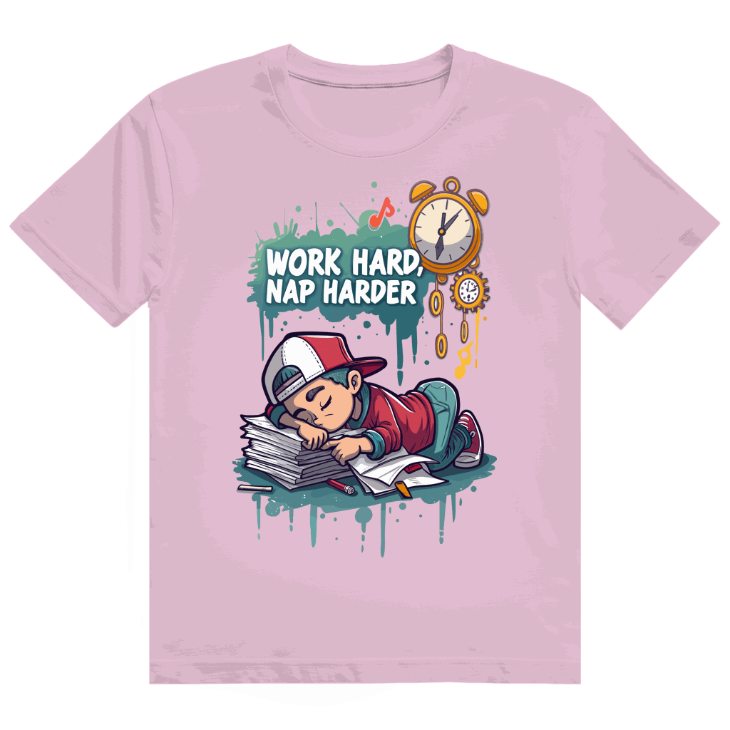 Heavy Cotton T-Shirt - Work hard, nap harder | Division420®