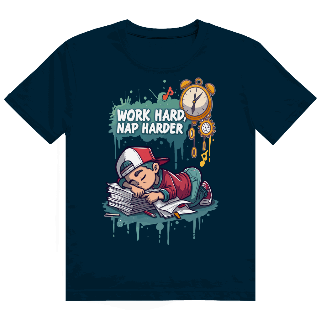 Heavy Cotton T-Shirt - Work hard, nap harder | Division420®