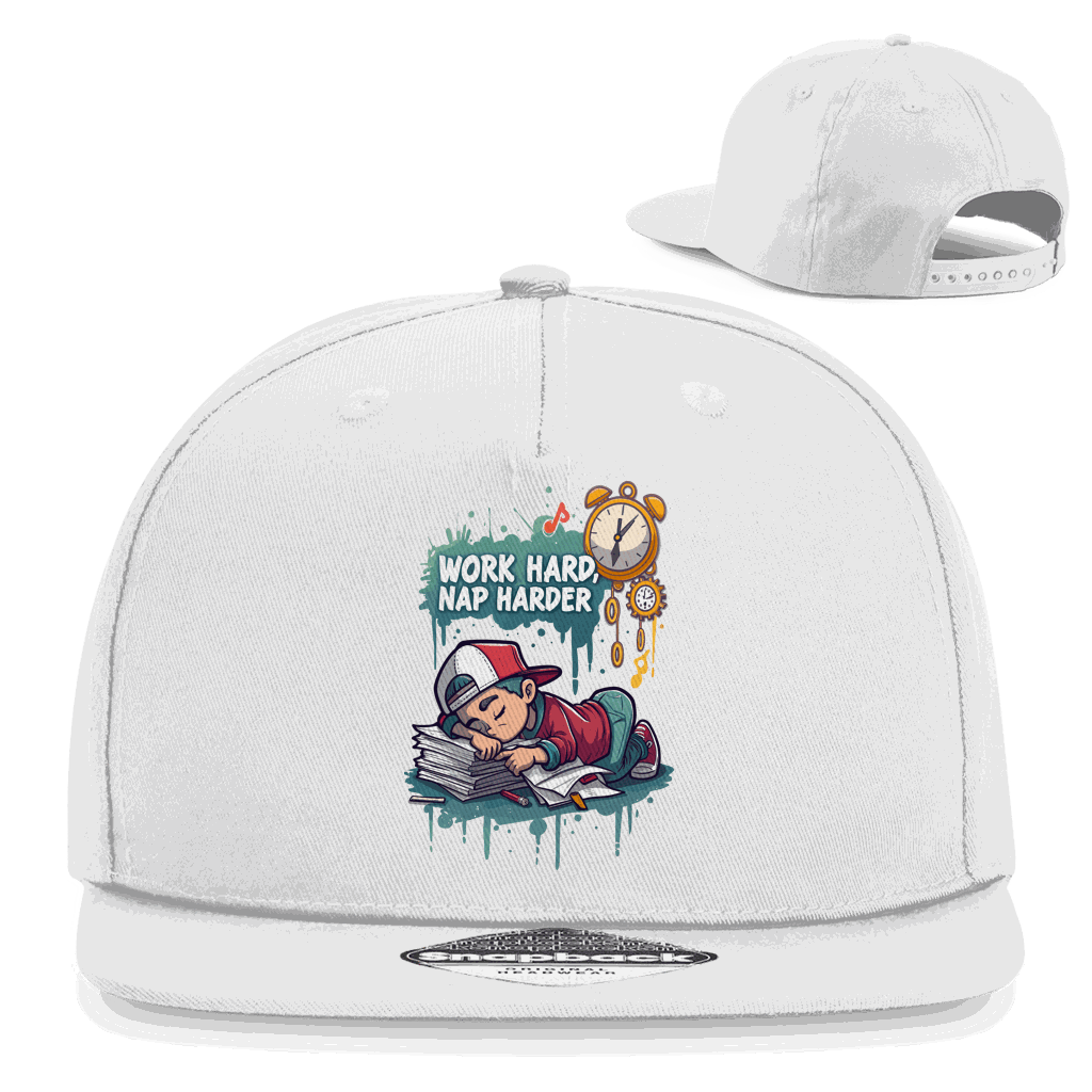 Snapback Rapper Cap - Work hard, nap harder | Division420®