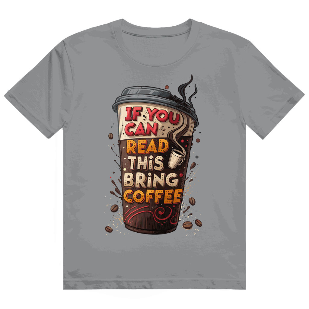 Heavy Cotton T-Shirt - Bring Coffee! | Division420®