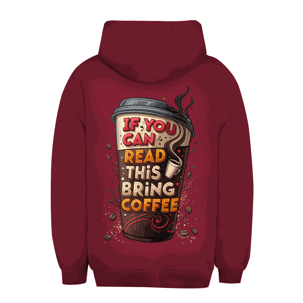 Unisex Oversize Hoodie - Bring Coffee! | Division420®