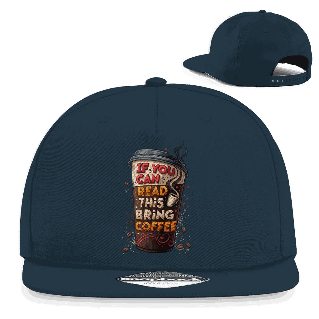 Snapback Rapper Cap - Bring Coffee! | Division420®