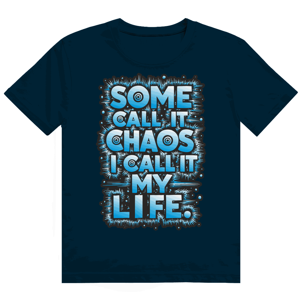 Division420 Heavy Cotton T-Shirt My Life in weiß mit unisex Tubular Fit und nachhaltiger Baumwolle