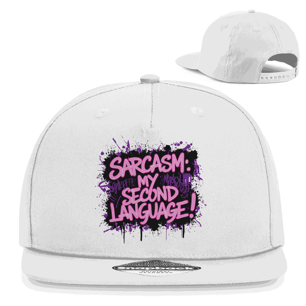 Snapback Rapper Cap - Sarcasm, second language | Division420®