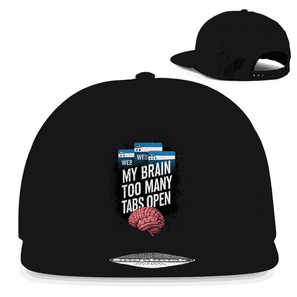 Snapback Rapper Cap - My Brain | Division420®