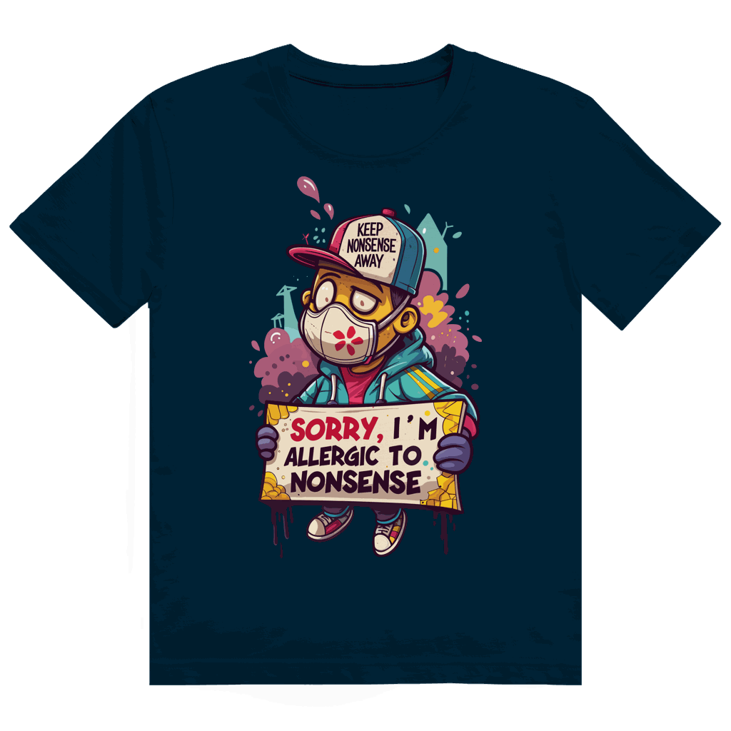 Heavy Cotton T-Shirt - Allergic to Nonsense | Division420®
