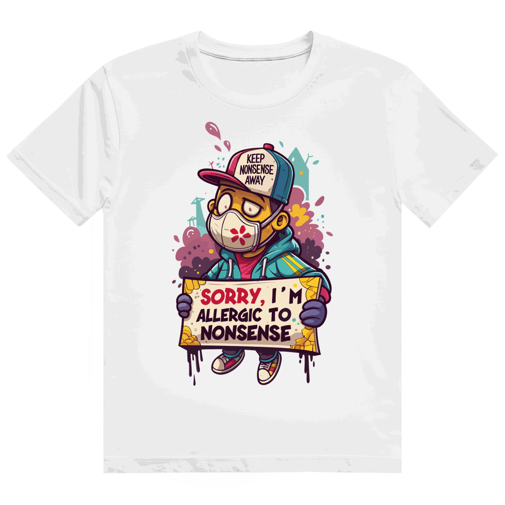 Heavy Cotton T-Shirt - Allergic to Nonsense | Division420®