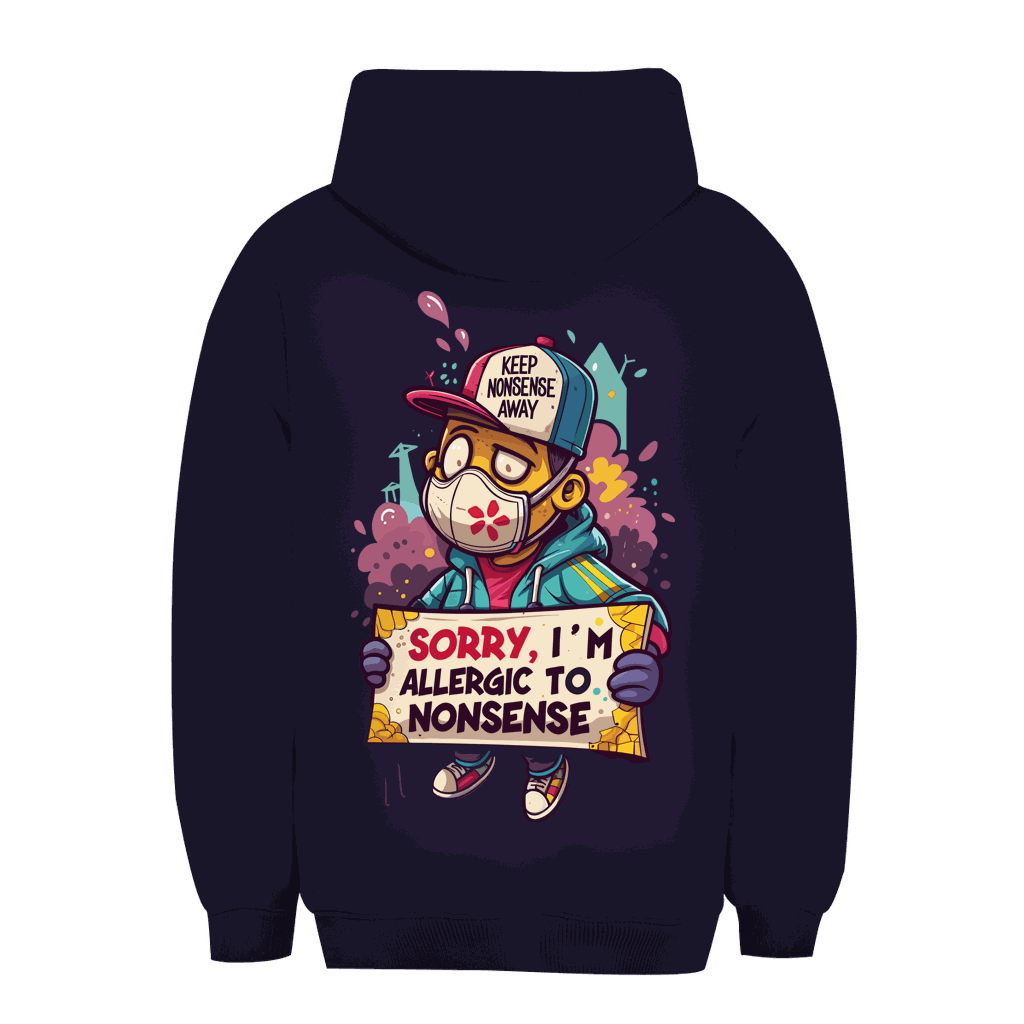 Unisex Oversize Hoodie - Allergic to Nonsense | Division420®