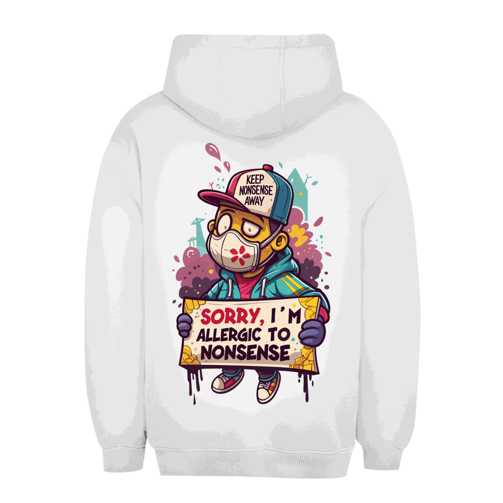 Unisex Oversize Hoodie - Allergic to Nonsense | Division420®