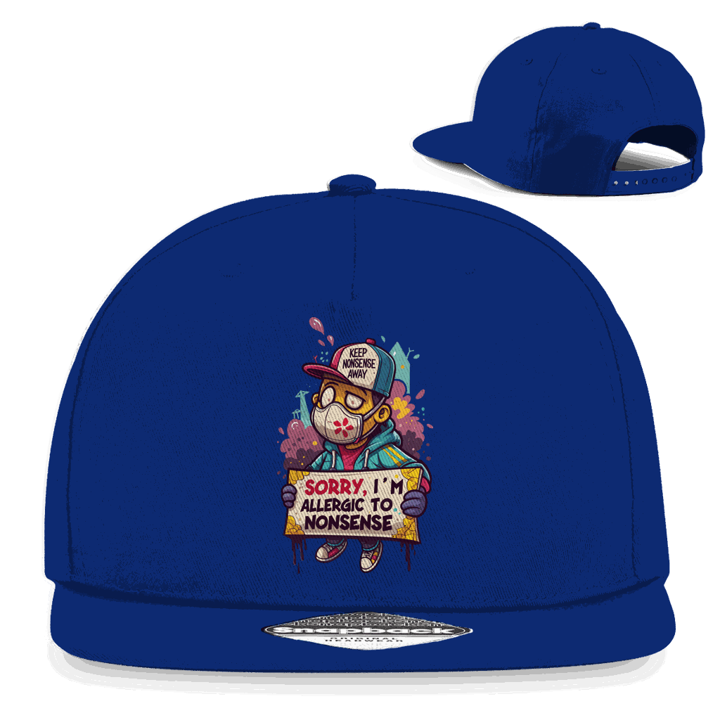 Snapback Rapper Cap - Allergic to Nonsense | Division420®